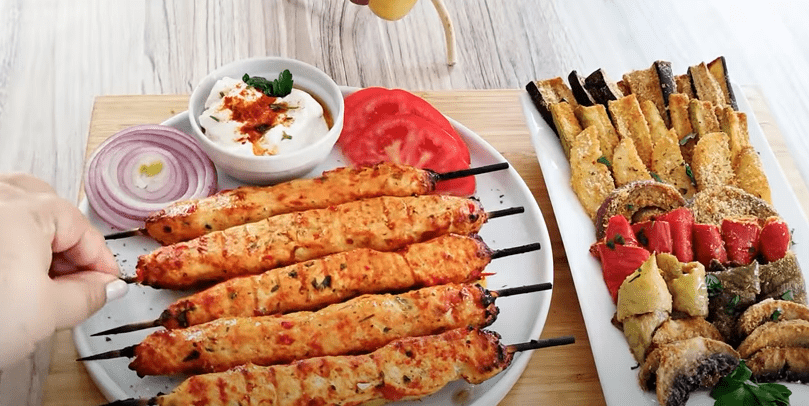 κεμπάπ -κοτόπουλο- κεμπάπ -κοτόπουλο-