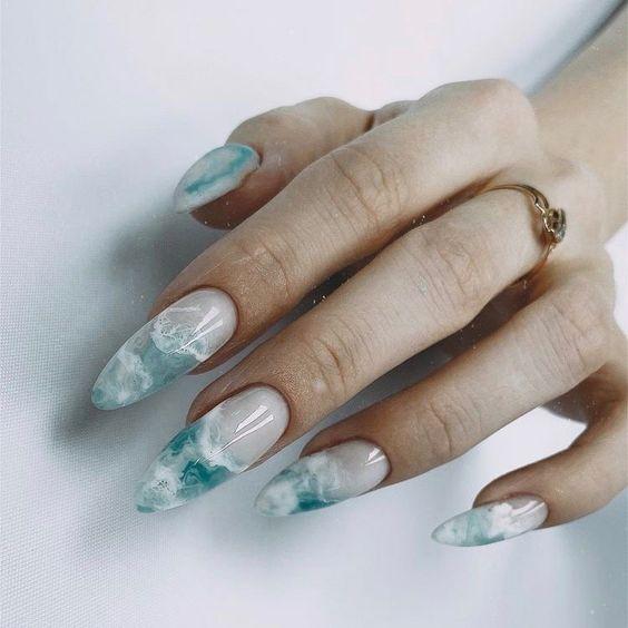 νύχια-με-κύματα θάλασσας-ιδέες-