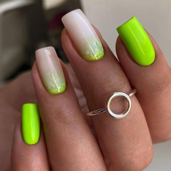 λαχανί-νέον-νύχια-με-σχέδια-ιδέες-