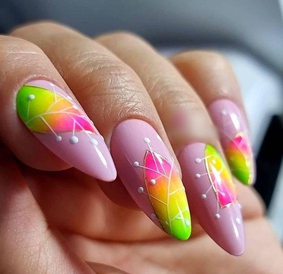 ιδέες-για-νέον νύχια-το-Καλοκαίρι 2022-