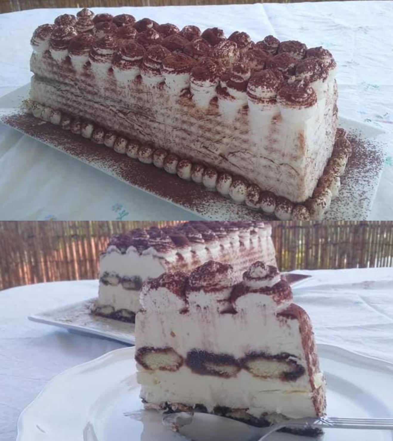 Τούρτα Παγωτό τιραμισού