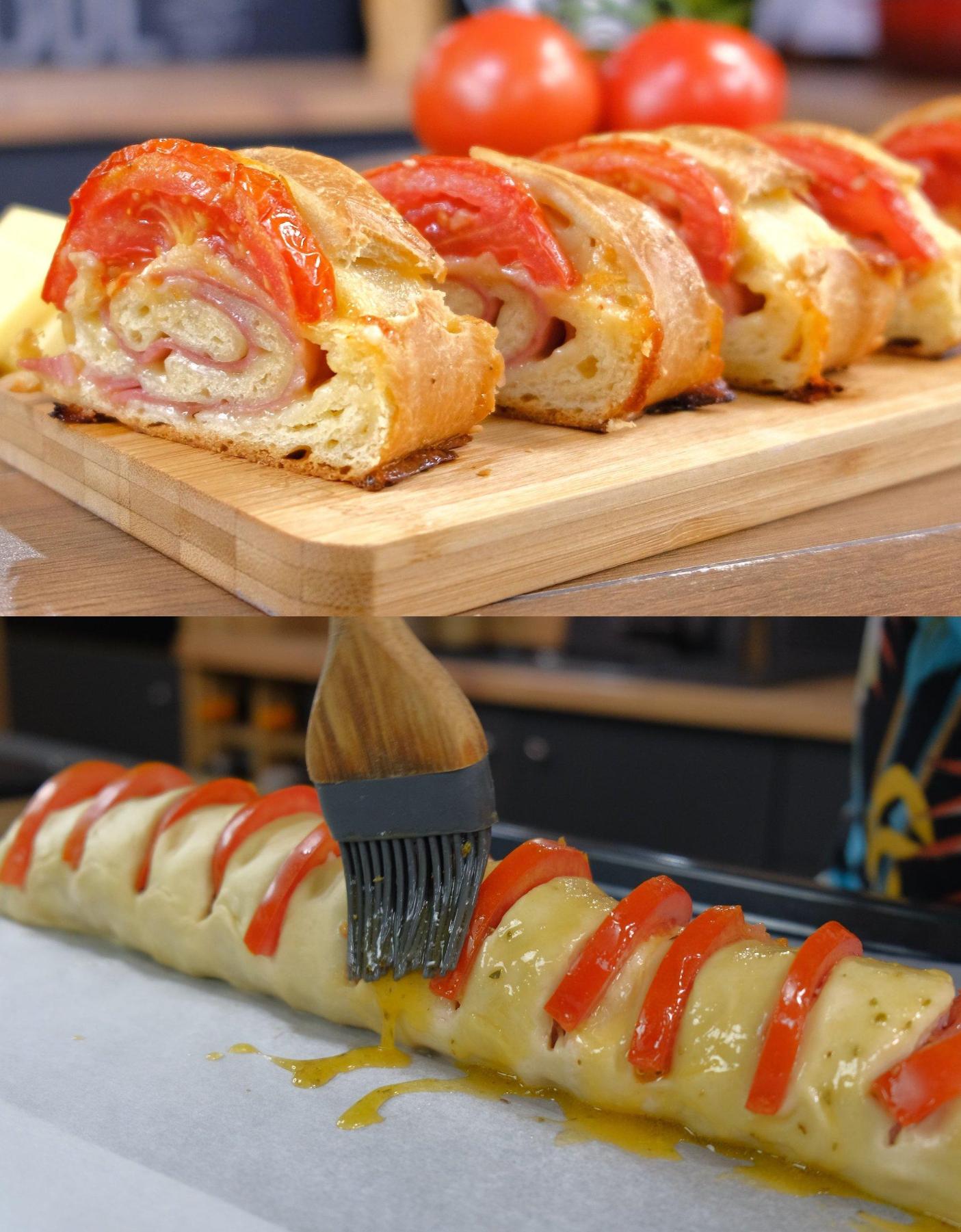 Ψωμένιο -Ρολό- πίτσας- Ψωμένιο -Ρολό- πίτσας-