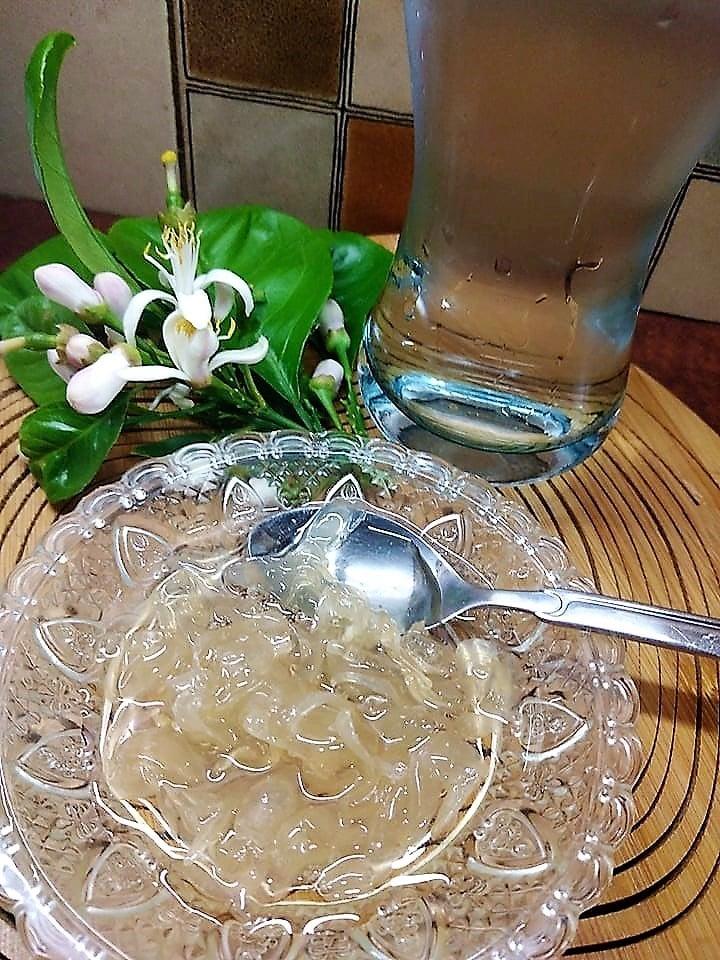 Γλυκό του κουταλιού-με-άνθη εσπεριδοειδών-συνταγή-