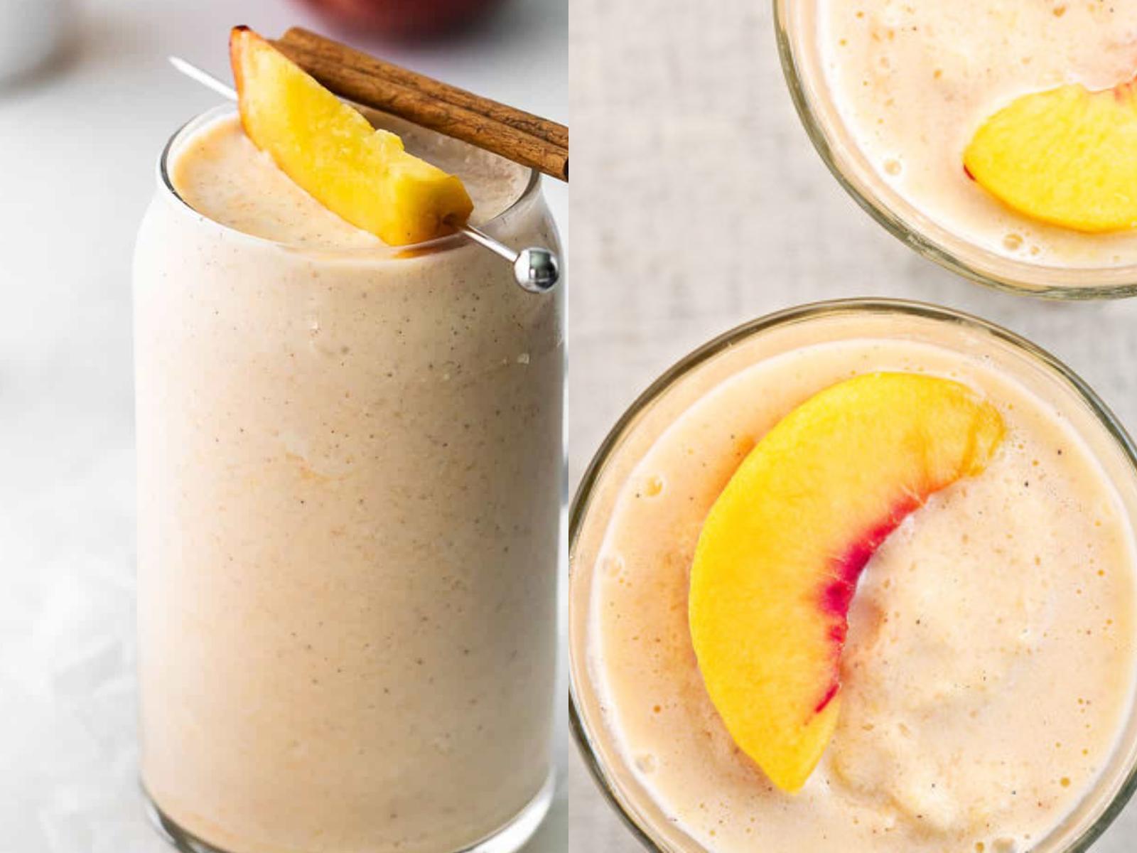 Smoothie-με-ροδάκινο-και-γάλα Smoothie-με-ροδάκινο-και-γάλα