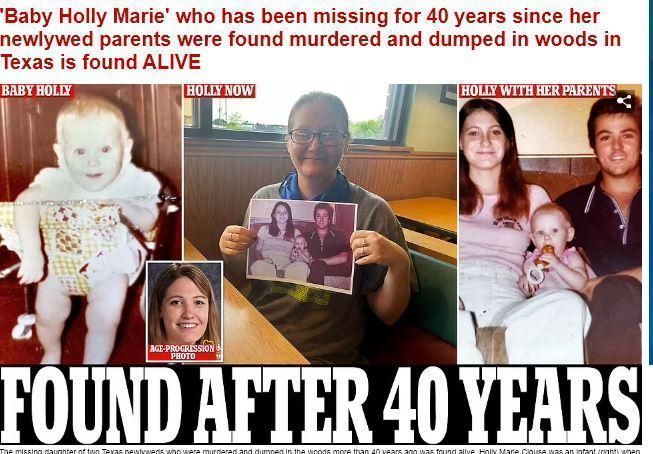 Χόλι Μαίρη – Βρέθηκε μετά από 42 χρόνια: Είχαν δολοφονήσει τους γονείς της