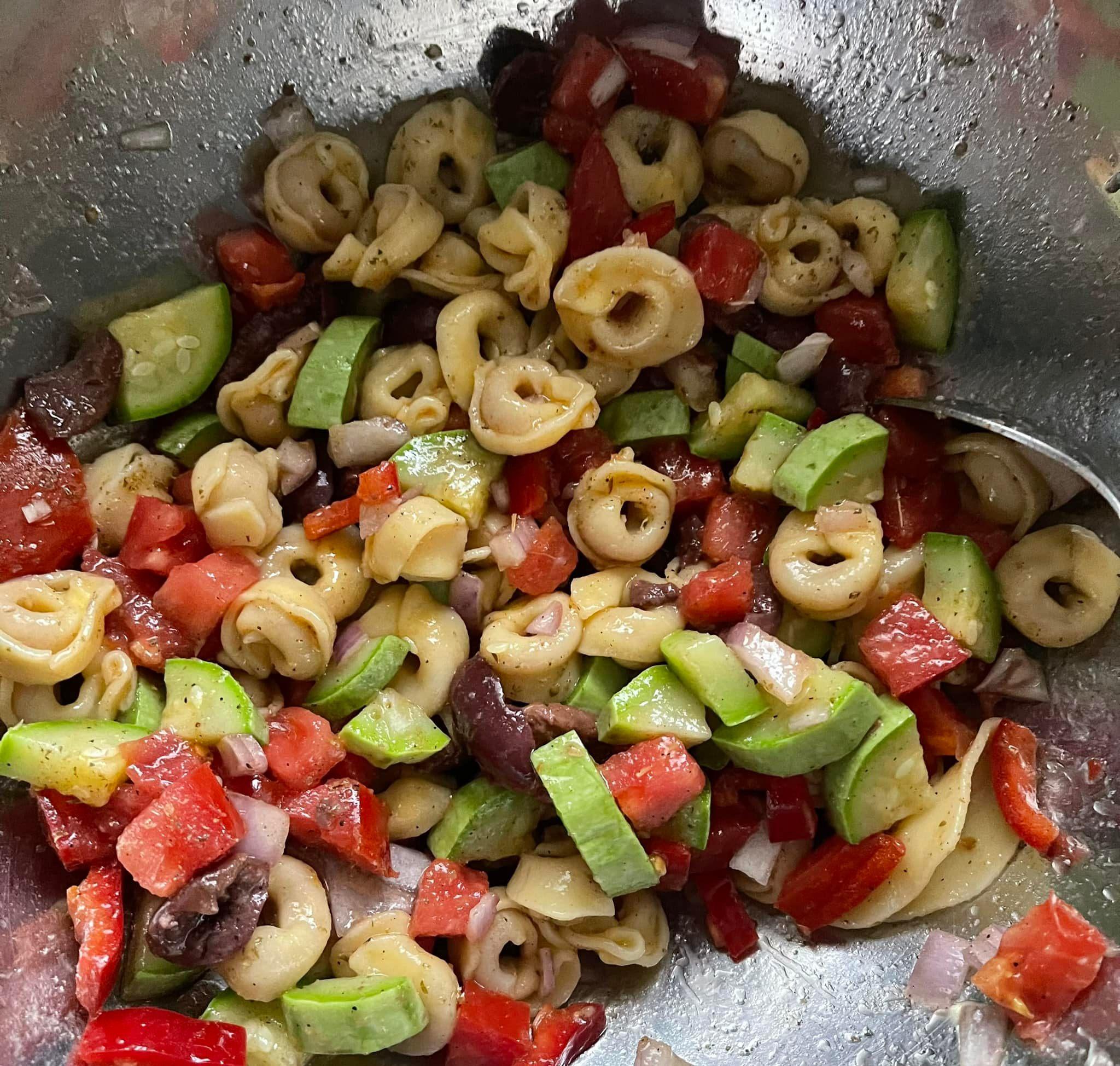 Τορτελίνια -με -λαχανικά-