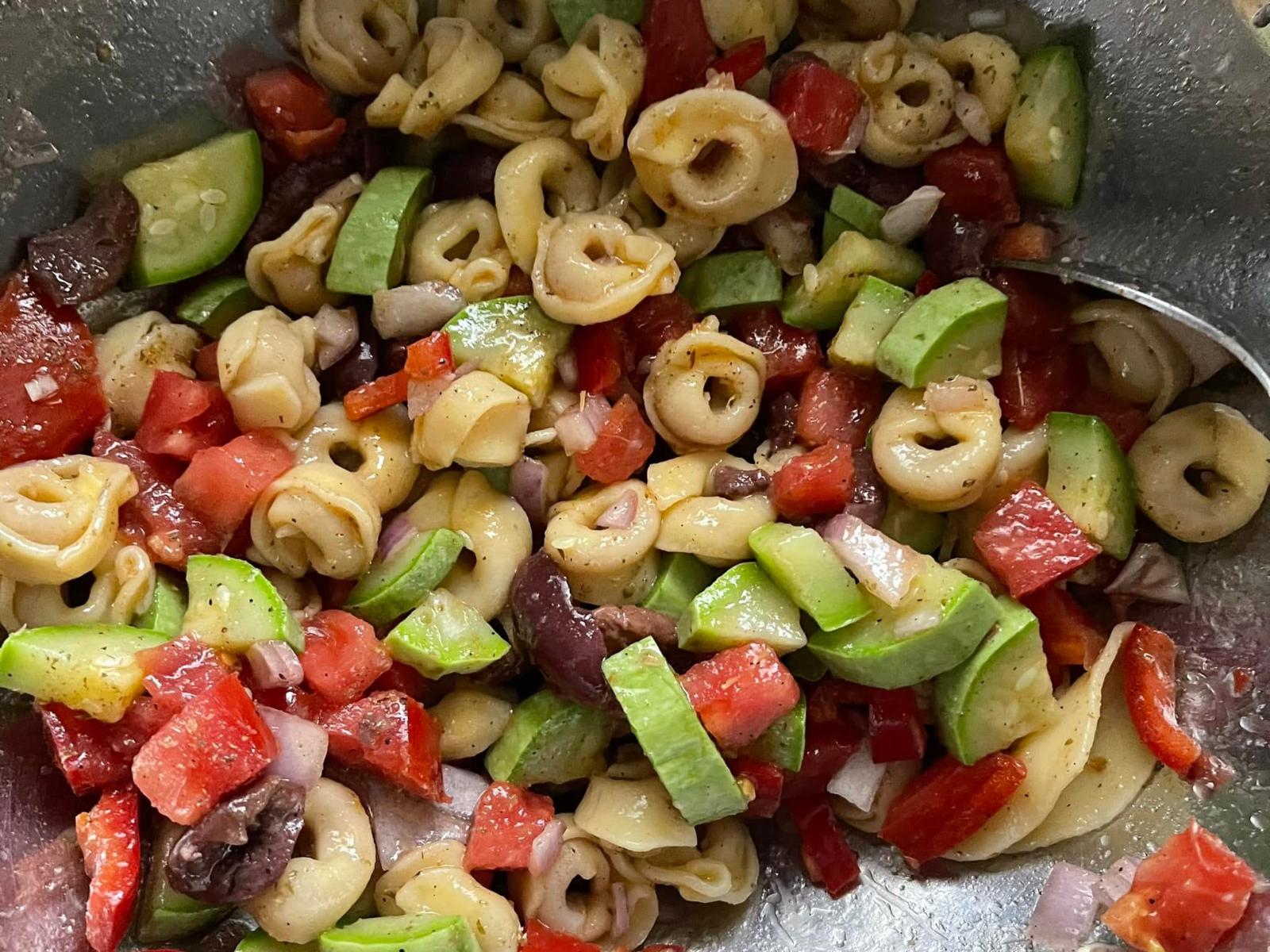 Τορτελίνια -με -λαχανικά-