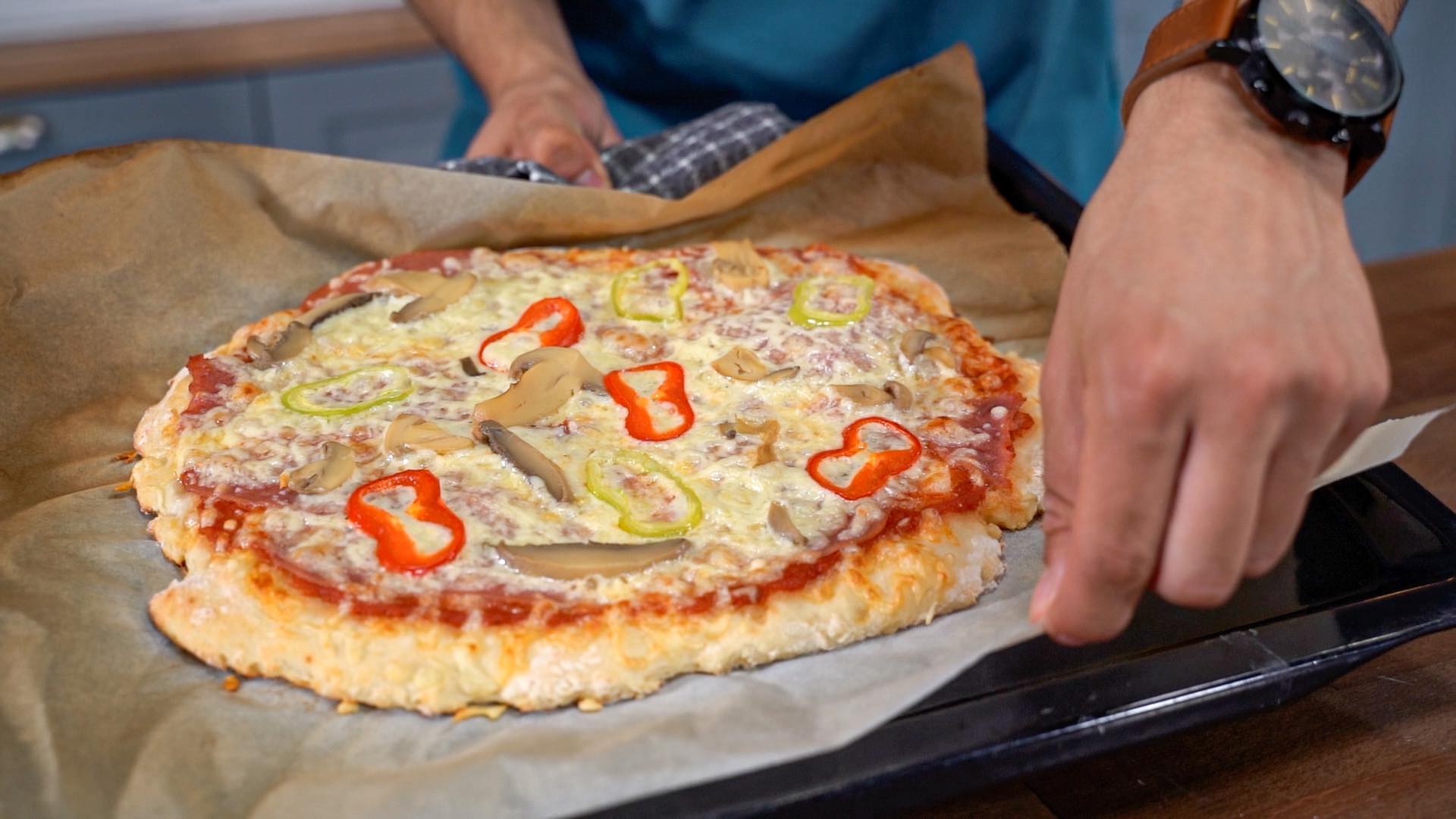 συνταγή-για-ζύμη-για-πίτσα-με-2 υλικά-