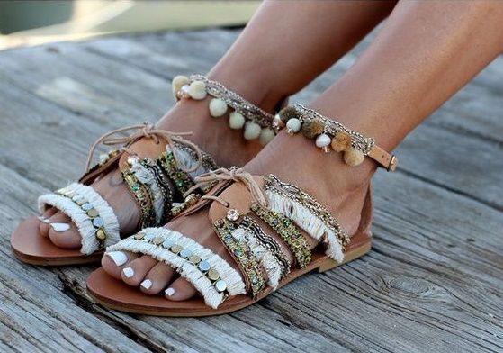 ιδέες-για-boho σανδάλια-Καλοκαίρι 2022-