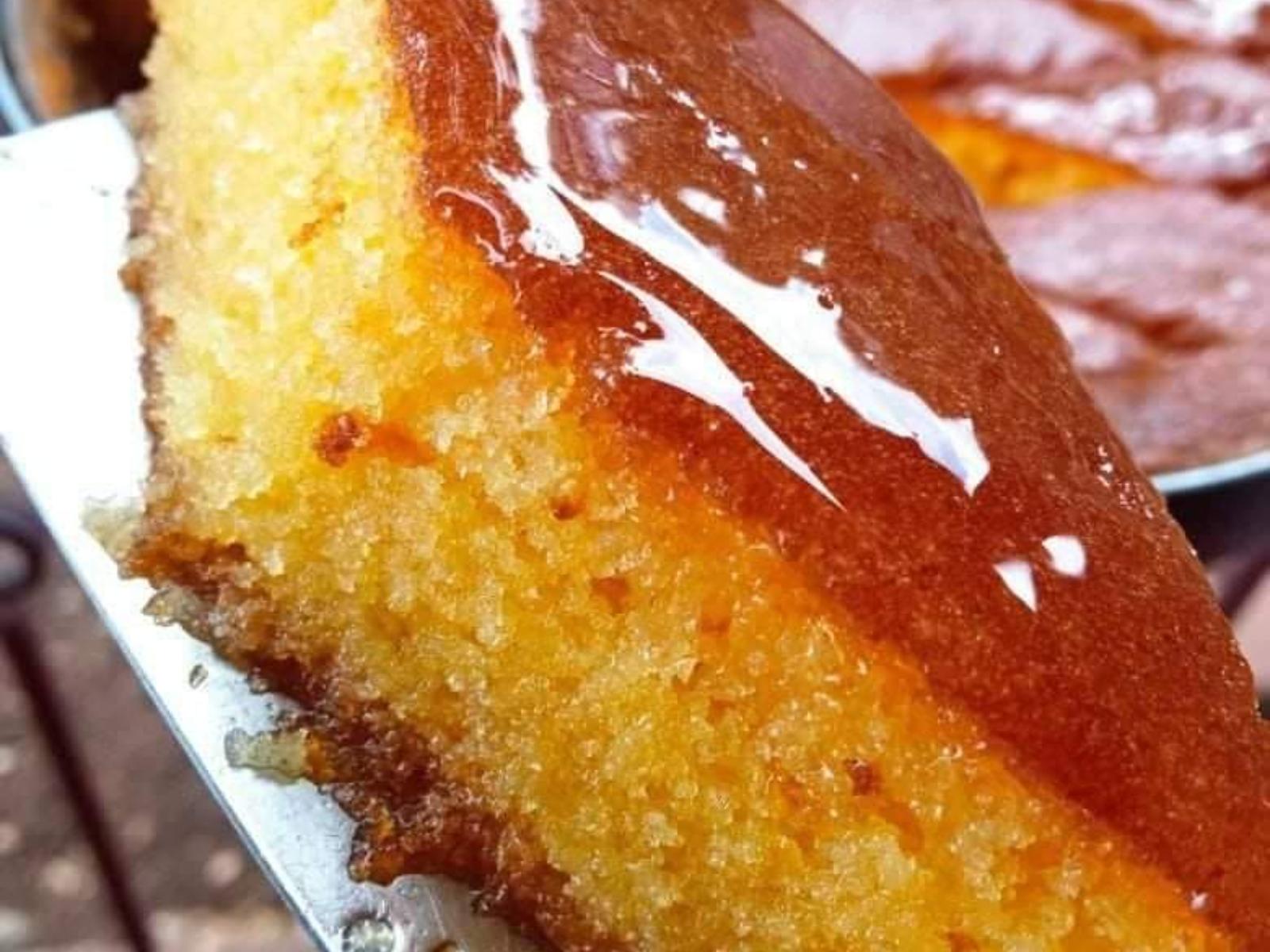 Σιροπιαστό -παντεσπάνι-