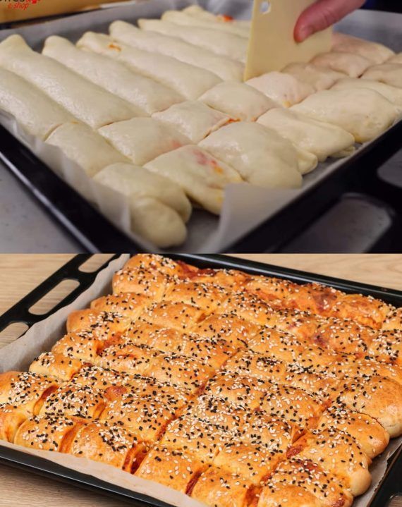 Αφράτες μπουκιές ζύμης γεμιστές