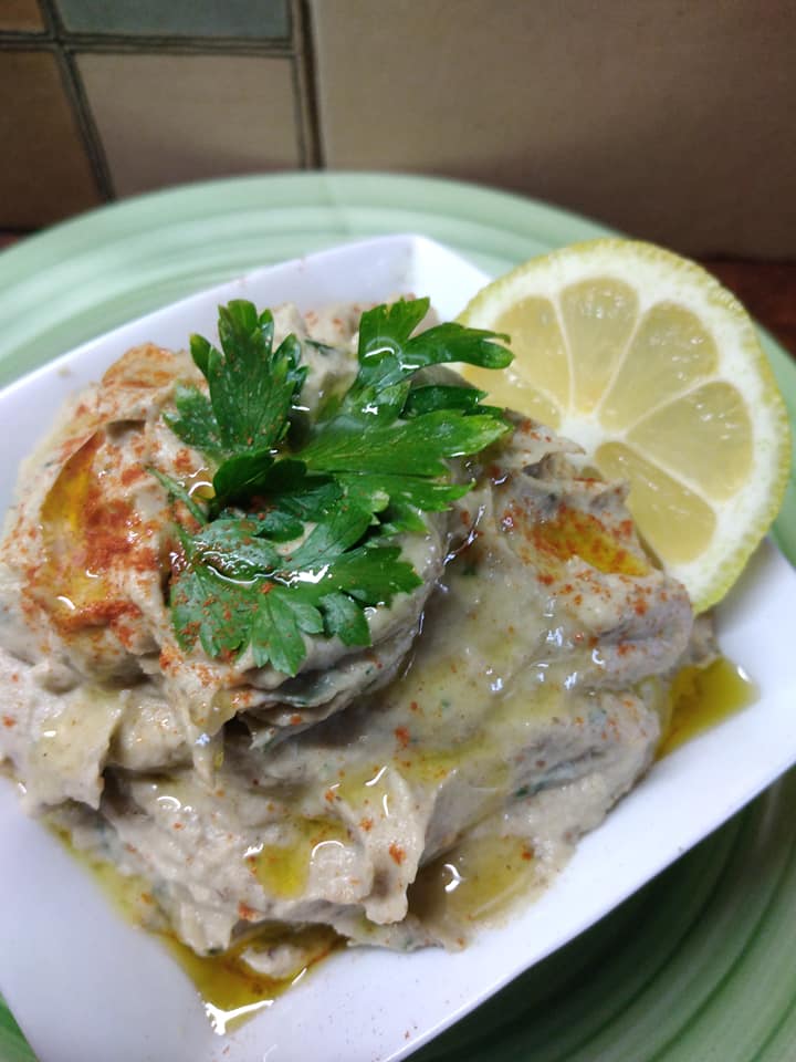 Μελιτζανοσαλάτα-με ταχίνι-συνταγή-