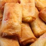 Φλογέρες- με -φύλλο -κρούστας- και- πικάντικη -γέμιση-