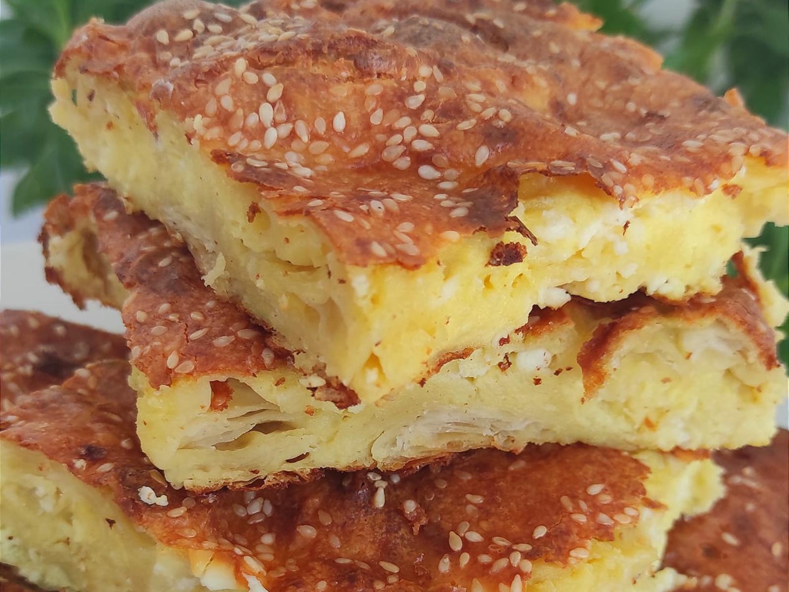 Τεμπέλικη -τυρόπιτα -με- ανθρακούχο-