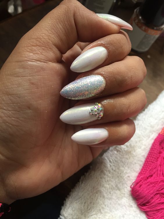 ιδέες-για-Mermaid-λευκά-νύχια- ιδέες-για-Mermaid-λευκά-νύχια-