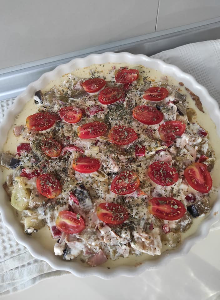 Καλοκαιρινή-τάρτα λαχανικών-συνταγή-