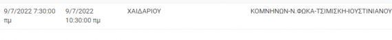 Διακοπή Ρεύματος ΔΕΗ: Διακοπές ρεύματος το Σάββατο (9/7) στην Αττική