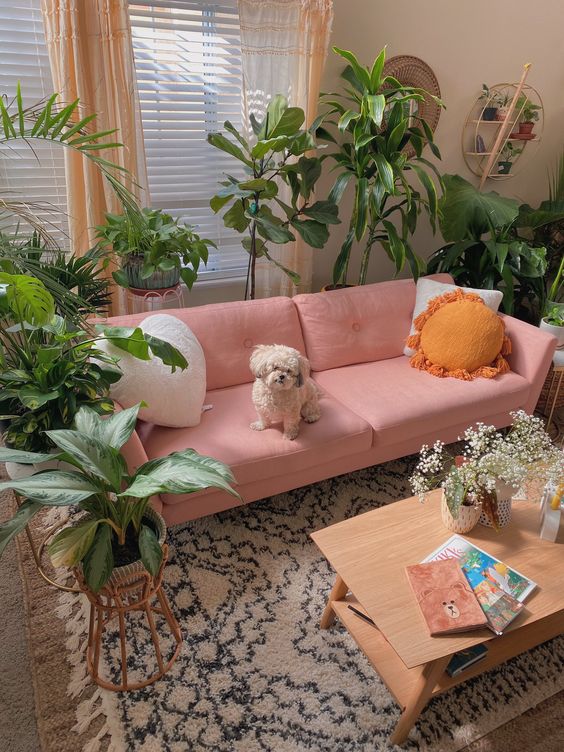ιδέες-για-ροζ καναπέ-στην-διακόσμηση-του-σπιτιού-