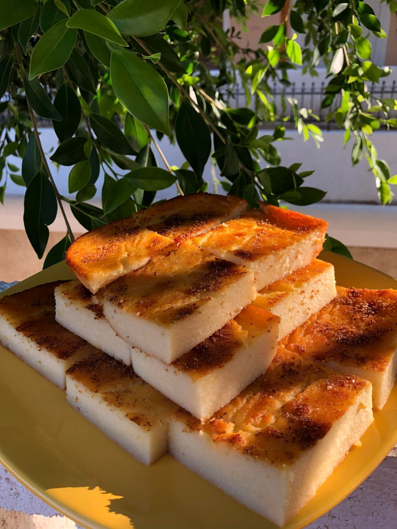 Γαλατόπιτα-με- λιναρόσπορο-