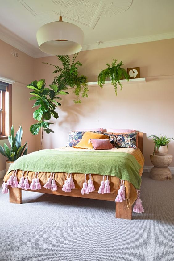 φυτά εσωτερικού χώρου-στην-κρεβατοκάμαρα-ιδέες-