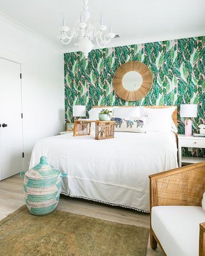 boho καθρέφτης-στην-κρεβατοκάμαρα-ιδέες διακόσμησης-