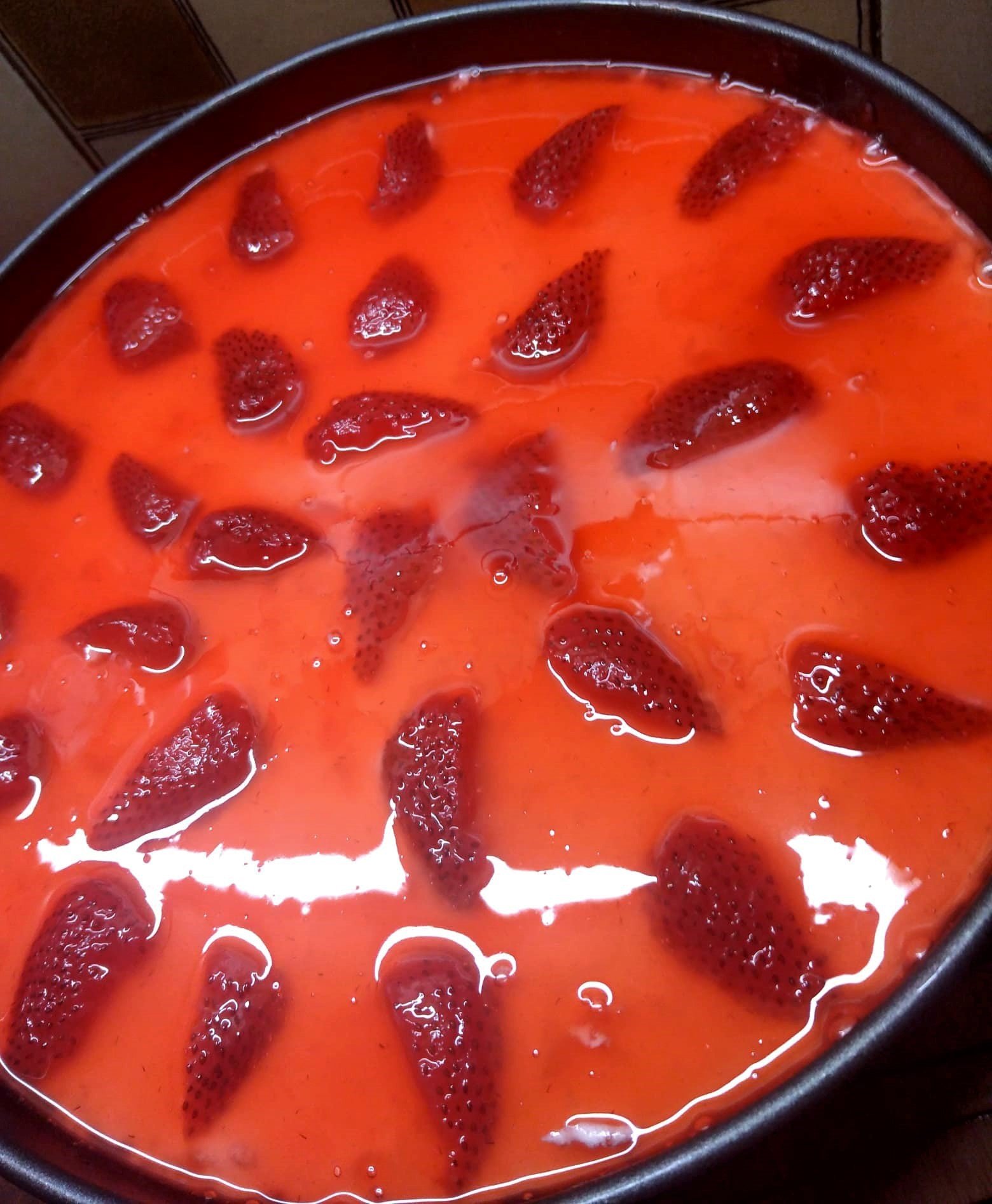 Γιαουρτογλυκό-με φράουλες-συνταγή-
