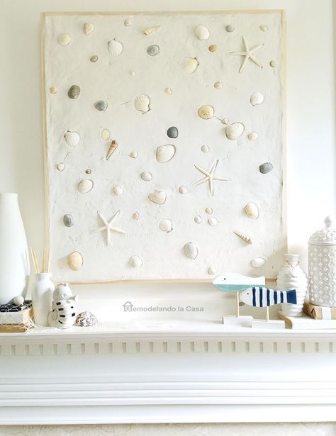 diy κάδρο-με-βότσαλα-στον-τοίχο-ιδέες-καλοκαιρινής διακόσμησης- diy κάδρο-με-βότσαλα-στον-τοίχο-ιδέες-καλοκαιρινής διακόσμησης-