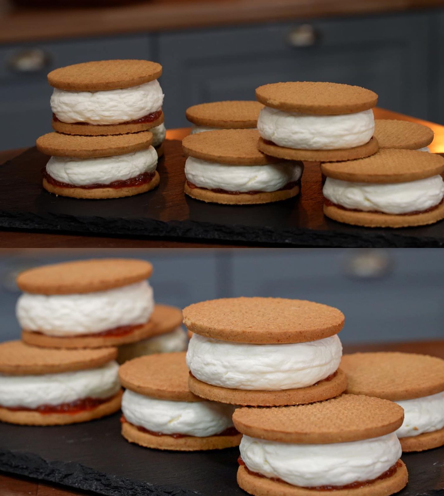 Παγωτό σάντουιτς χωρίς ζάχαρη