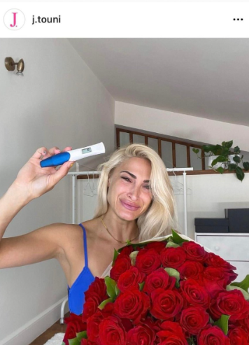 Ιωάννα Τούνη: H φωτογραφία με το θετικό τεστ εγκυμοσύνης