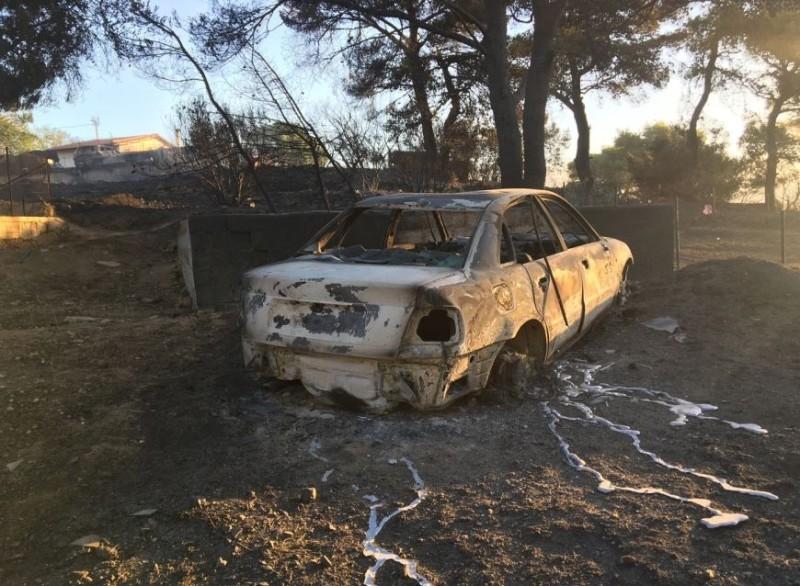 Φωτιά – Πεντέλη: Οι πρώτες εικόνες απο την μεγάλη καταστροφή