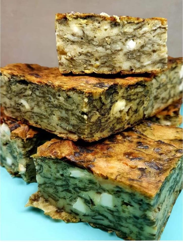 Τεμπελοτυρόπιτα- με- σπανάκι- Τεμπελοτυρόπιτα- με- σπανάκι-