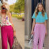 ιδέες-για-ντύσιμο-στις-καλοκαιρινές διακοπές-με-ροζ παντελόνι-