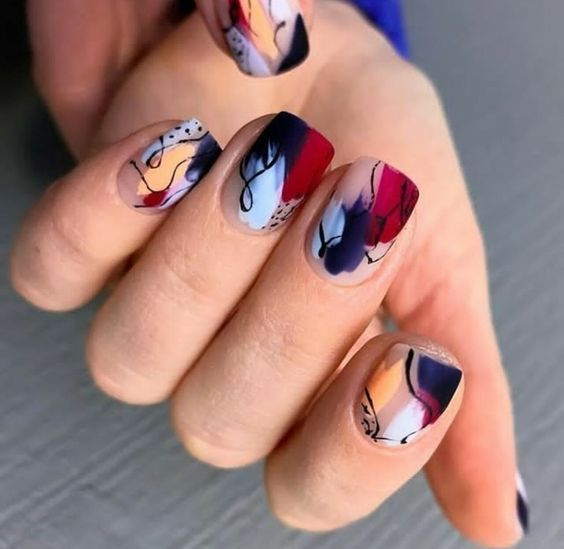 ιδέες-για-ματ νύχια-το-Καλοκαίρι 2022-