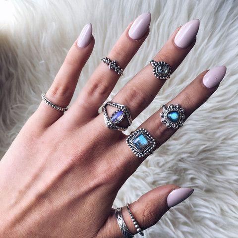 boho δαχτυλίδια-με-χρωματιστές-πέτρες-ιδέες- boho δαχτυλίδια-με-χρωματιστές-πέτρες-ιδέες-