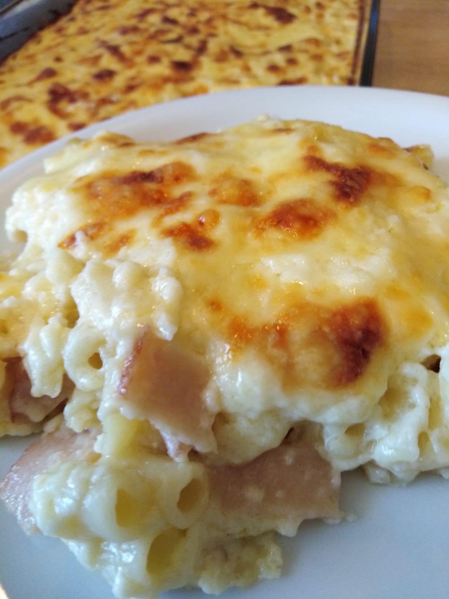 σουφλέ-με-μπεσαμέλ-και-κοφτό μακαρονάκι-συνταγή-