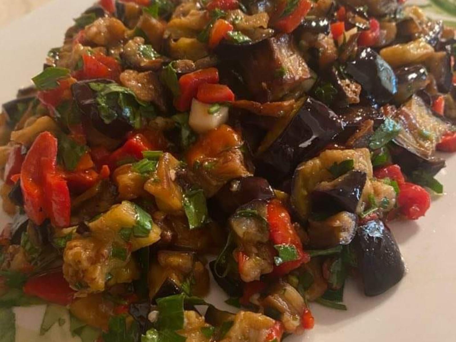 Νηστίσιμη- Μελιτζανοσαλάτα-