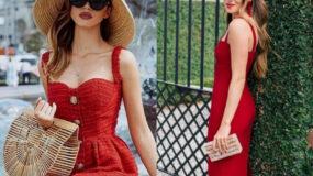 ιδέες-για-καλοκαιρινά-κόκκινα-φορέματα-ιδέες-Καλοκαίρι 2022-