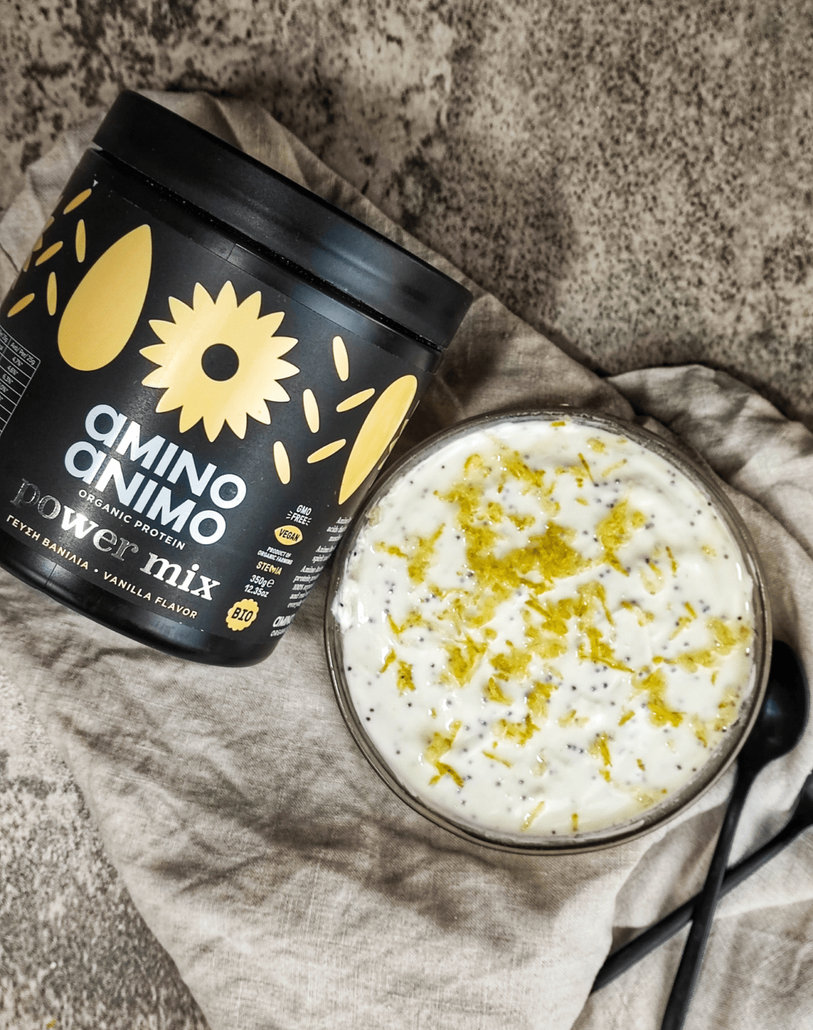 Overnight oats- με- λεμονι- Overnight oats- με- λεμονι-