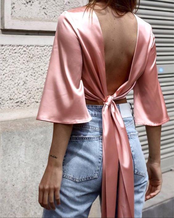 ιδέες-για-σατέν τοπ-το-Καλοκαίρι 2022-