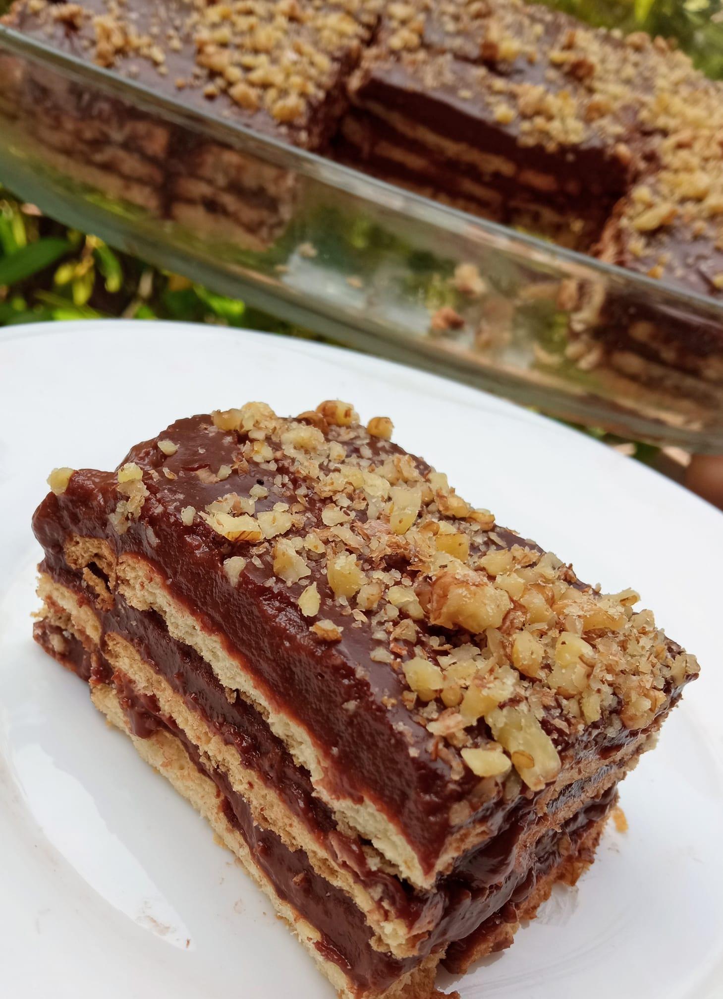 Σοκολατένιο- μπισκοτόγλυκο- Ναπολέων-