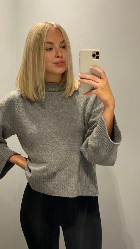 ξανθό της βανίλιας-στα-μαλλιά-τάσεις-στα-μαλλιά-Φθινόπωρο-Χειμώνας-2022 2023-ιδέες-