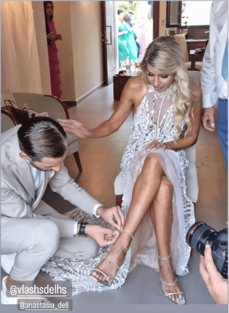 Ηλίας Βρεττός – Αναστασία Δεληγιάννη: Οι φωτογραφίες απο τον γάμο τους