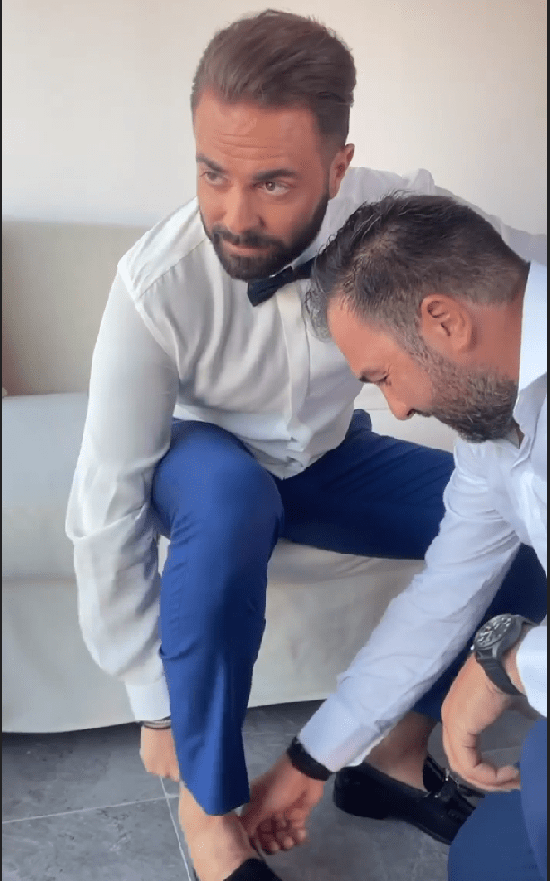 Ηλίας Βρεττός – Αναστασία Δεληγιάννη: Οι φωτογραφίες απο τον γάμο τους