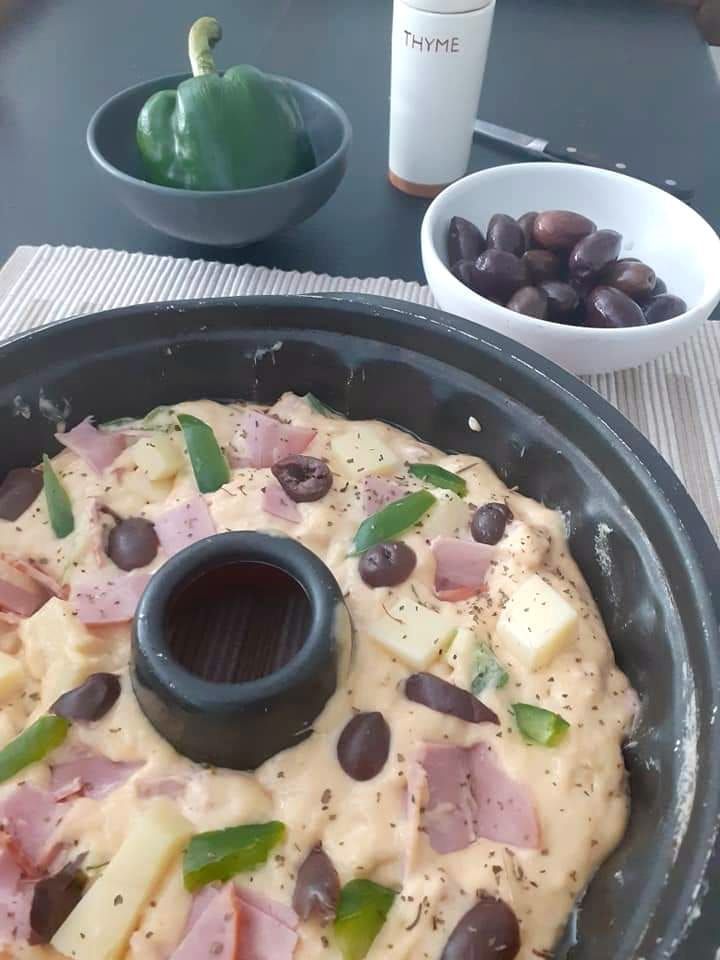 Αλμυρό-cake pizza-συνταγή-