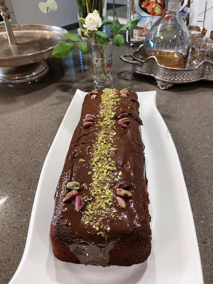 συνταγή-για-σοκολατένιο κέικ-χωρίς ζάχαρη-