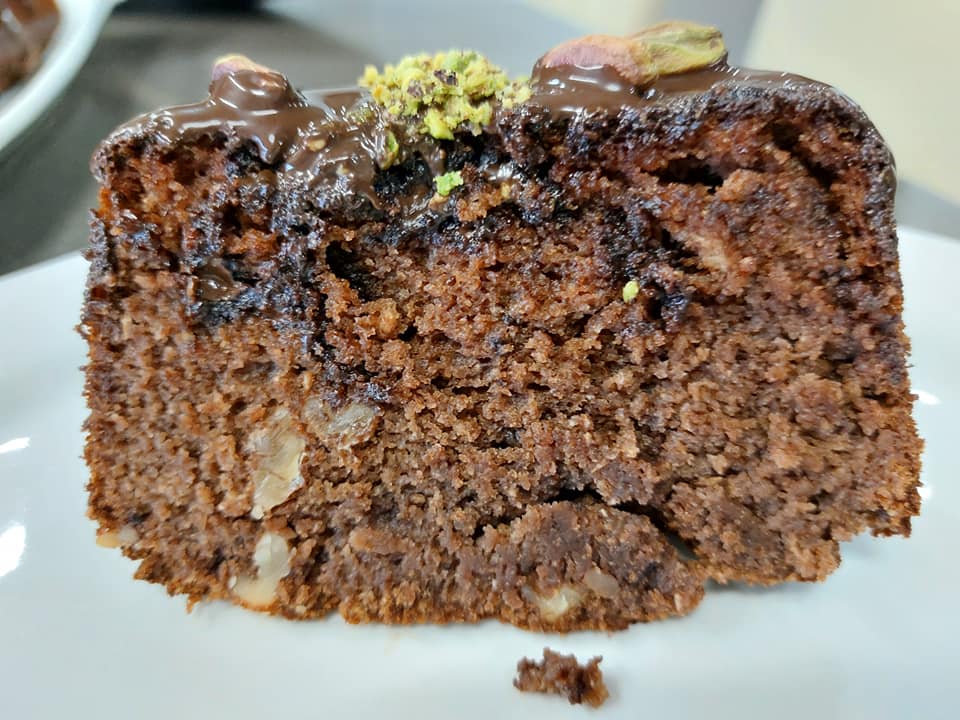 συνταγή-για-σοκολατένιο κέικ-χωρίς ζάχαρη-