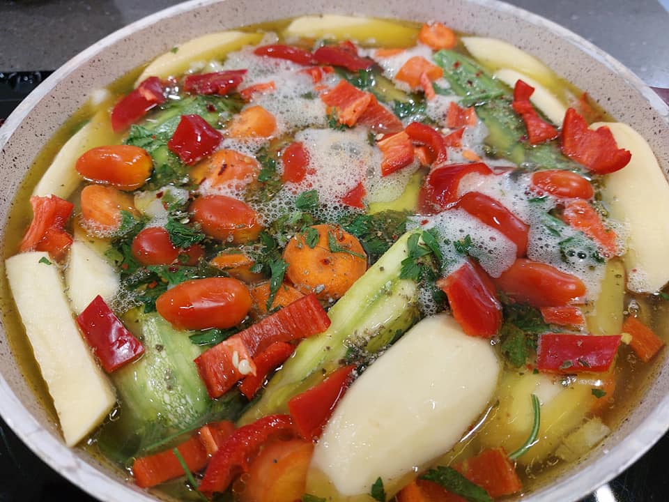 χάντρες φασόλια-με-κολοκυθάκια-συνταγή-