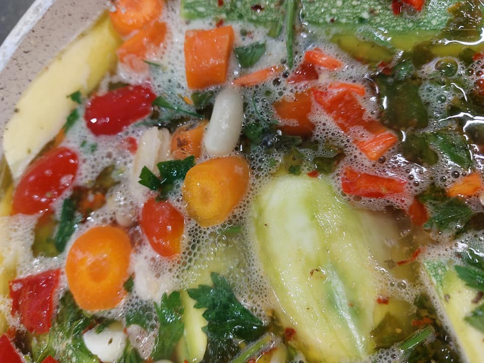 χάντρες φασόλια-με-κολοκυθάκια-συνταγή-