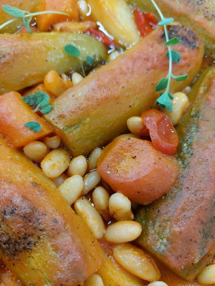 χάντρες φασόλια-με-κολοκυθάκια-συνταγή-