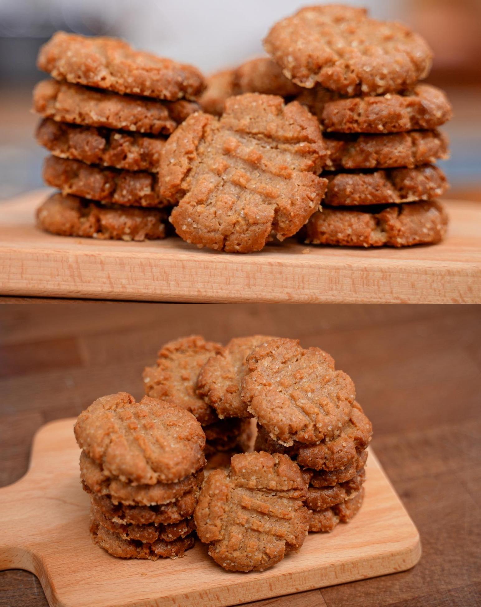 Υγιεινά μπισκότα για το σχολείο με 3 υλικά